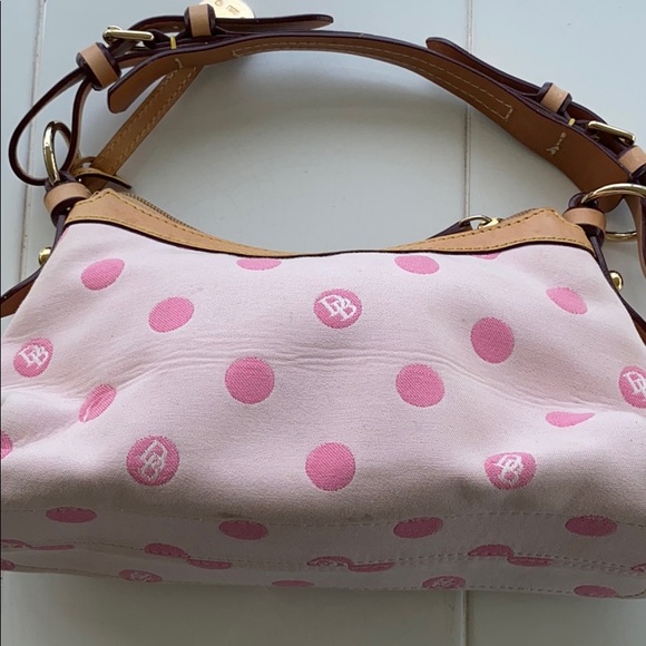 Dooney & Bourke Pink Polka Dot Bag - Picture 6 of 8